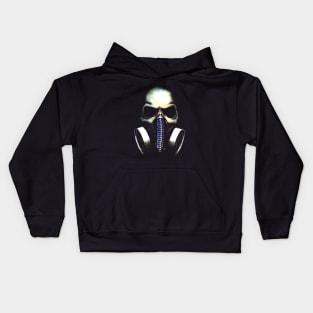 Gas Mask Skull Kids Hoodie